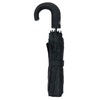 Ομπρέλα βροχής ανδρική σπαστή 3s αυτόματη R55cm polyester μαύρη TREND