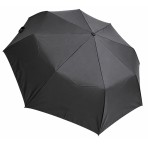 Ομπρέλα βροχής unisex σπαστή 3s αυτόματη R55cm polyester μαύρη TREND