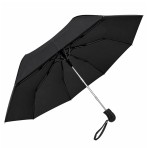 Ομπρέλα βροχής unisex σπαστή 3s αυτόματη R53cm polyester μαύρη TREND