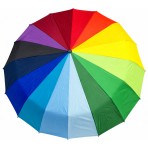 Ομπρέλα βροχής unisex σπαστή 3s αυτόματο α/κ R58cm polyester πολύχρωμη TREND