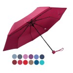 Ομπρέλα βροχής unisex σπαστή 3s απλή R53cm polyester μονόχρωμη TREND