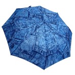 Ομπρέλα βροχής γυναικεία σπαστή 3s απλή R53cm taslon εμπριμέ TREND