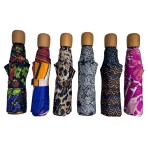 Ομπρέλα βροχής γυναικεία σπαστή 3s απλή R53cm polyester εμπριμέ TREND