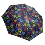 Ομπρέλα βροχής γυναικεία σπαστή 3s αυτόματη R55cm polyester εμπριμέ TREND