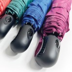 Ομπρέλα βροχής unisex σπαστή 3s polyester αυτόματη R53cm μονόχρωμη TREND
