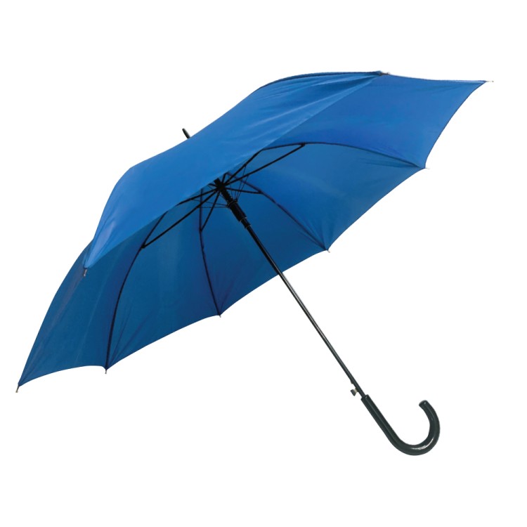 Ομπρέλα βροχής unisex με μπαστούνι αυτόματη R60 cm polyester μονόχρωμη TREND