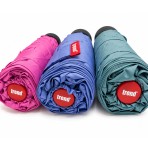 Ομπρέλα βροχής unisex σπαστή 5S απλή R49,5cm polyester μονόχρωμη TREND