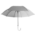 Ομπρέλα βροχής γυναικεία με μπαστούνι αυτόματη R58cm poe μονόχρωμη TREND
