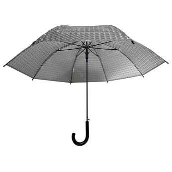 Ομπρέλα βροχής γυναικεία με μπαστούνι αυτόματη R58cm poe μονόχρωμη TREND