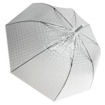 Ομπρέλα βροχής γυναικεία με μπαστούνι αυτόματη R58cm poe μονόχρωμη TREND