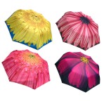 Ομπρέλα βροχής γυναικεία 3s αυτόματη R55cm polyester floral TREND