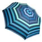 Ομπρέλα βροχής γυναικεία σπαστή 3s αυτόματη R55cm polyester ριγέ TREND