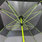 Ομπρέλα βροχής golf με μπαστούνι απλή R85cm poly μαύρη TREND