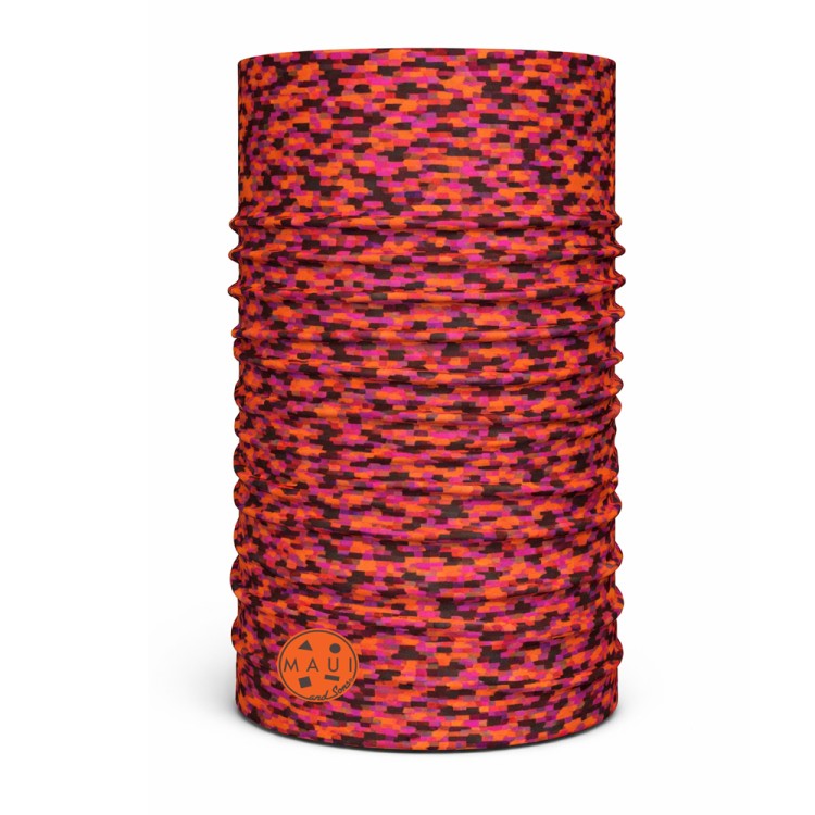 Μαντήλι 24x50cm polyester abstract πορτοκαλί MAUI&SONS