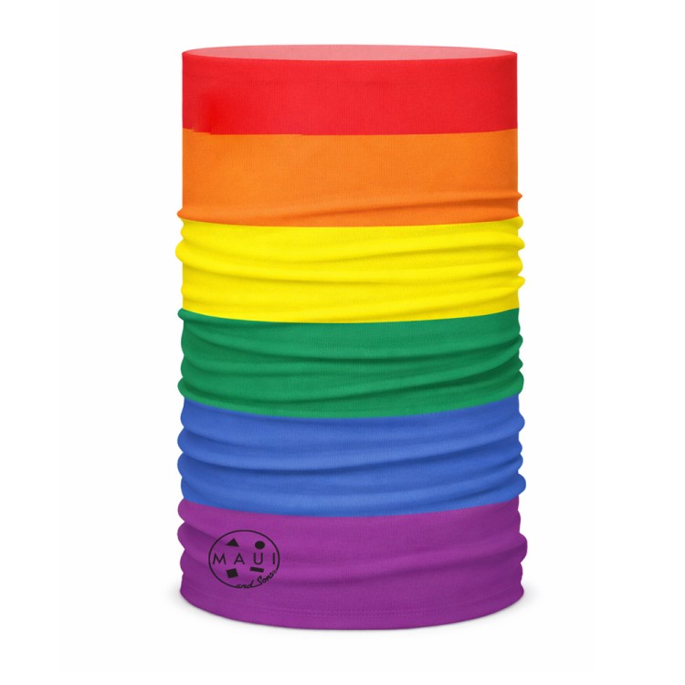 Μαντήλι 24x50cm polyester rainbow MAUI&SONS