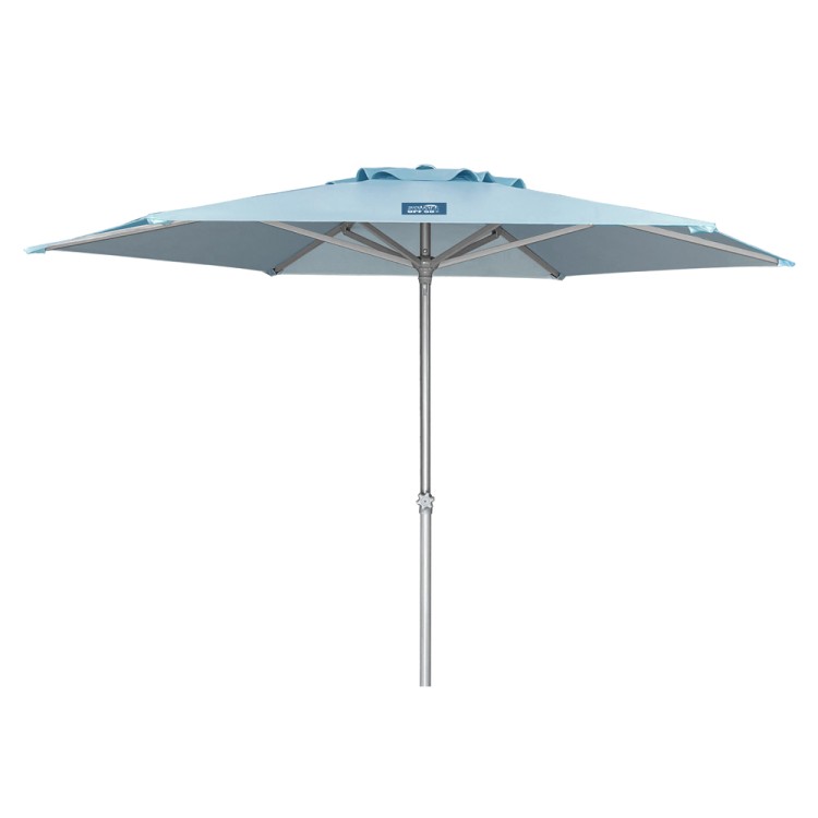 Ομπρέλα θαλάσσης 230cm 6 ακτίνες χωρίς μηχανισμό κλίσης polyester σιέλ SOLART Ομπρέλα θαλάσσης 230cm 6 ακτίνες χωρίς μηχανισμό κλίσης polyester σιέλ SOLART