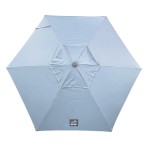 Ομπρέλα θαλάσσης 230cm 6 ακτίνες χωρίς μηχανισμό κλίσης polyester σιέλ SOLART Ομπρέλα θαλάσσης 230cm 6 ακτίνες χωρίς μηχανισμό κλίσης polyester σιέλ SOLART