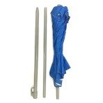 Ομπρέλα θαλάσσης 180cm 8 ακτίνες με μηχανισμο κλίσης polyester μπλε SOLART 