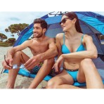 Σκηνή παραλίας αυτόματη 200x150x120cm polyester μπλε SOLART