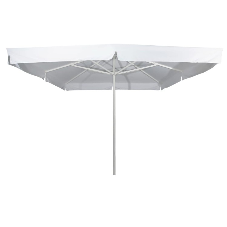Ομπρέλα κήπου 300x300cm 8 ακτίνες polyester λευκό SOLART Ομπρέλα κήπου 300x300cm 8 ακτίνες polyester λευκό SOLART