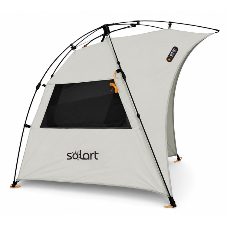 Σκίαστρο παραλιας αυτόματο α/κ 200x110x108cm polyester λευκό SOLART