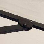 Ομπρέλα κήπου 300x300cm 8 ακτίνες polyester μπέζ TREND