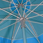 Ομπρέλα θαλάσσης 220cm 10 ακτίνες χωρίς μηχανισμό κλίσης polyester μονόχρωμη SOLART Ομπρέλα θαλάσσης 220cm 10 ακτίνες χωρίς μηχανισμό κλίσης polyester μονόχρωμη SOLART