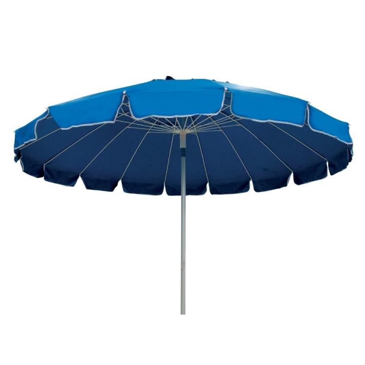 Ομπρέλα παραλίας πισίνας 240cm 16 ακτίνες polyester μπλε SOLART 