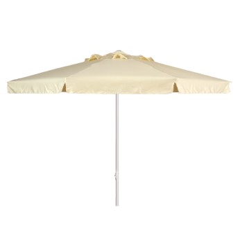 Ομπρέλα παραλίας πισίνας 220cm 8 ακτίνες polyester μπεζ με βολάν SOLART 