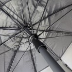 Ομπρέλα θαλάσσης 210cm 10 ακτίνες χωρίς μηχανισμό κλίσης polyester λευκή SOLART  