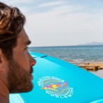 Ομπρέλα θαλάσσης 220cm 10 ακτίνες χωρίς μηχανισμό κλίσης polyester μπλε MAUI&SONS Ομπρέλα θαλάσσης 220cm 10 ακτίνες χωρίς μηχανισμό κλίσης polyester μπλε MAUI&SONS