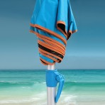 Ομπρέλα θαλάσσης 220cm 10 ακτίνες χωρίς μηχανισμό κλίσης polyester μπλε MAUI&SONS Ομπρέλα θαλάσσης 220cm 10 ακτίνες χωρίς μηχανισμό κλίσης polyester μπλε MAUI&SONS