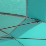 Ομπρέλα θαλάσσης WindGuard 220cm 10 ακτίνες ενισχυμένες με μηχανισμό κλίσης polyester πετρόλ MAUI&SONS