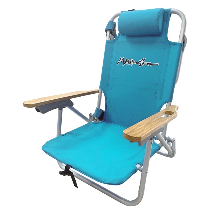 Καρέκλα παραλίας 74x60x61cm πετρόλ MAUI&SONS Καρέκλα παραλίας 74x60x61cm πετρόλ MAUI&SONS