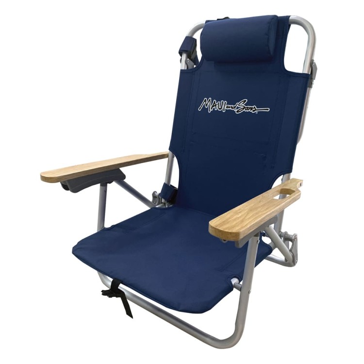 Καρέκλα παραλίας 74x60x61cm ναυτικό μπλε MAUI&SONS Καρέκλα παραλίας 74x60x61cm ναυτικό μπλε MAUI&SONS