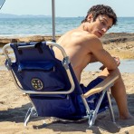 Καρέκλα παραλίας 74x60x61cm ναυτικό μπλε MAUI&SONS Καρέκλα παραλίας 74x60x61cm ναυτικό μπλε MAUI&SONS