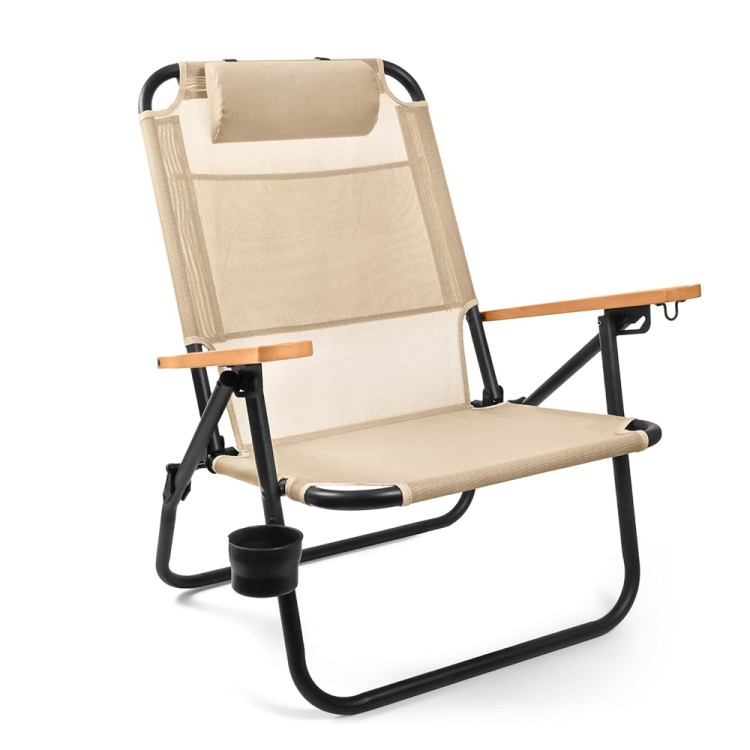 Καρέκλα παραλίας 67x68x88cm μπεζ MAUI&SONS