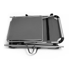 Ξαπλώστρα παραλίας 193x58x31cm ανθρακί SOLART