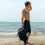  Σακιδιο trekking 25lt nylon μαύρο NAUTICA