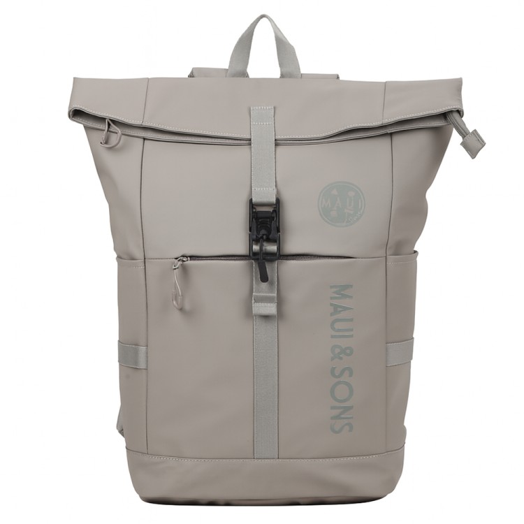 Backpack 20lt polyester γκρι MAUI&SONS