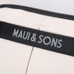 Τσάντα μέσης/χιαστί 0.6lt polyester μπεζ MAUI&SONS