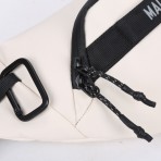 Τσάντα μέσης/χιαστί 0.6lt polyester μπεζ MAUI&SONS