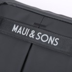 Τσάντα μέσης/χιαστί 0.6lt polyester μαύρο MAUI&SONS