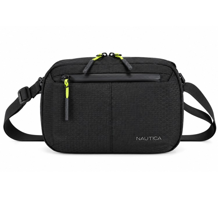 Τσάντα ώμου 3lt polyester μαύρο NAUTICA Τσάντα ώμου 3lt polyester μαύρο NAUTICA