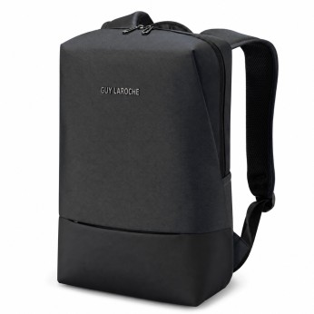Backpack 15lt polyester μαύρο GUY LAROCHE Backpack 15lt polyester μαύρο GUY LAROCHE