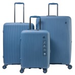 Βαλίτσα μεγάλη expandable σκληρή PP 28'' mosaic blue με 4 ρόδες ύψους 76cm GUY LAROCHE