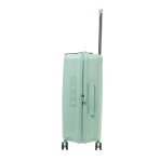 Βαλίτσα καμπίνας expandable σκληρή PP 20'' celaton green με 4 ρόδες ύψους 55cm GUY LAROCHE