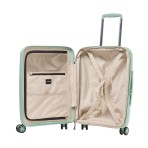 Βαλίτσα μεσαία expandable σκληρή PP 24'' celaton green με 4 ρόδες ύψους 66cm GUY LAROCHE