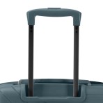 Βαλίτσα καμπίνας expandable σκληρή PP 20'' γκρι/πράσινη με 4 ρόδες ύψους 55cm NAUTICA