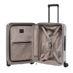 Βαλίτσα μεσαία expandable πολυκαρβονική 24'' silver grey με 4 ρόδες ύψους 55cm NAUTICA